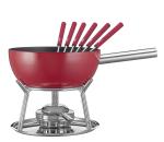 Spring Fondue-Garnitur ALUMINIUM INDUKTION rot 23 cm SPRING - 28 9656 60 24